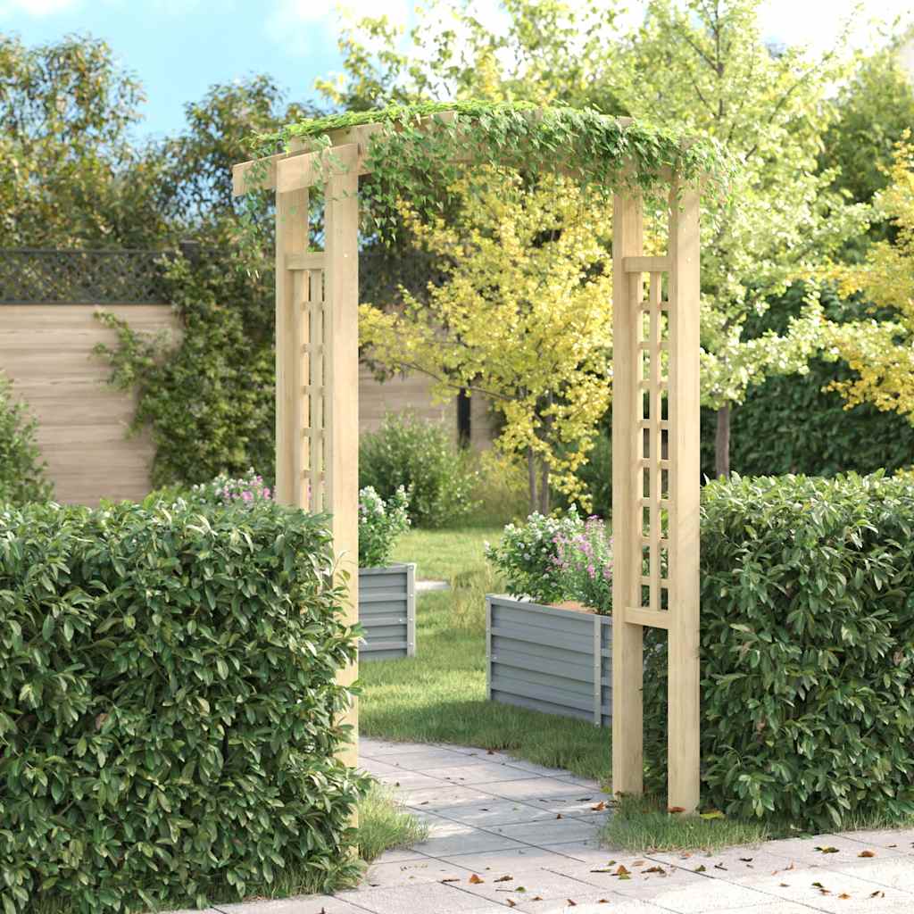 E-shop vidaXL Záhradný oblúk s mriežkou 150x60x210 cm, drevo