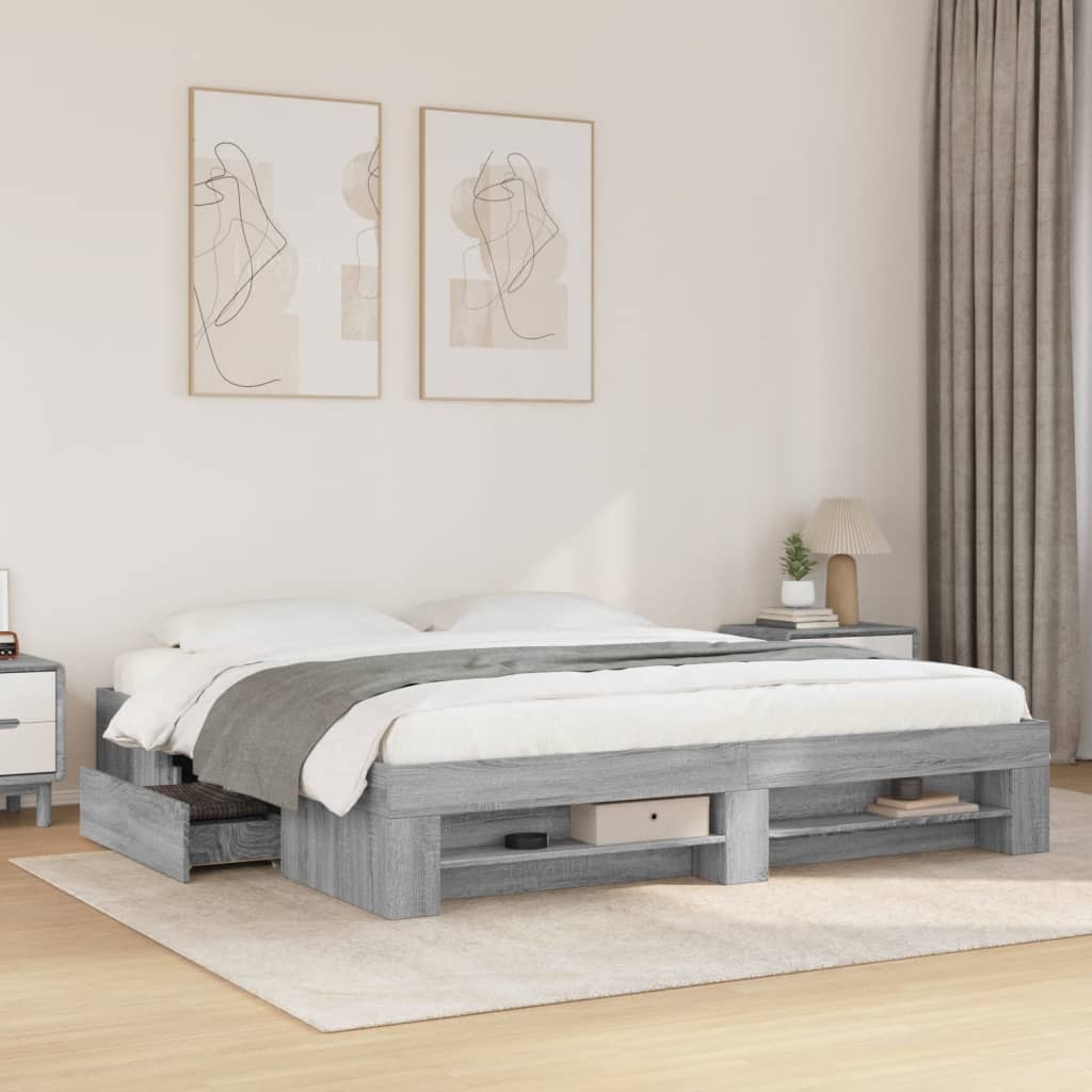 E-shop vidaXL Posteľný rám bez matraca 180x200cm kompozitné drevo
