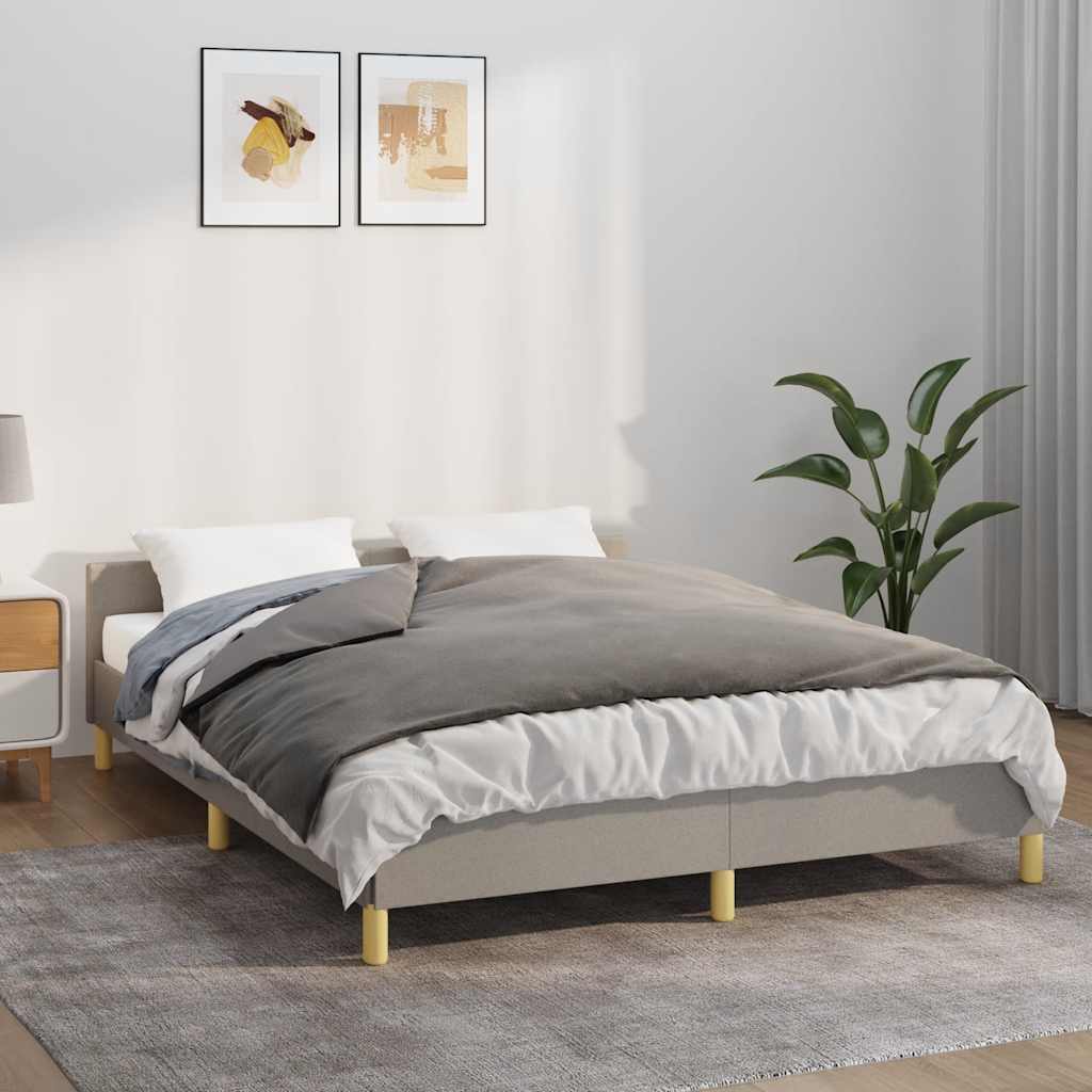 E-shop vidaXL Záťažová prikrývka s obliečkou sivá 120x180 cm 9 kg látka