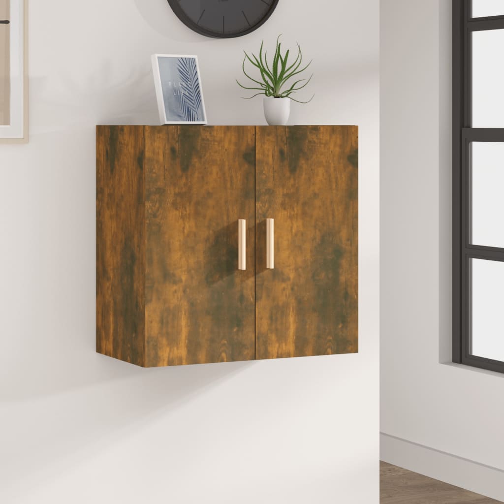E-shop vidaXL Nástenná skrinka dymový dub 60x30x60 cm spracované drevo
