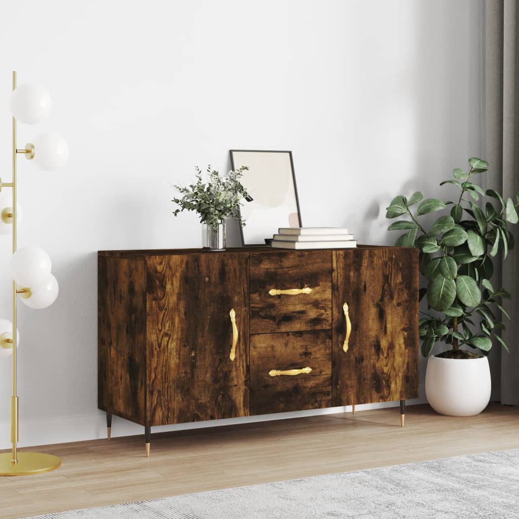 E-shop vidaXL Komoda, tmavý dub 100x36x60 cm, kompozitné drevo