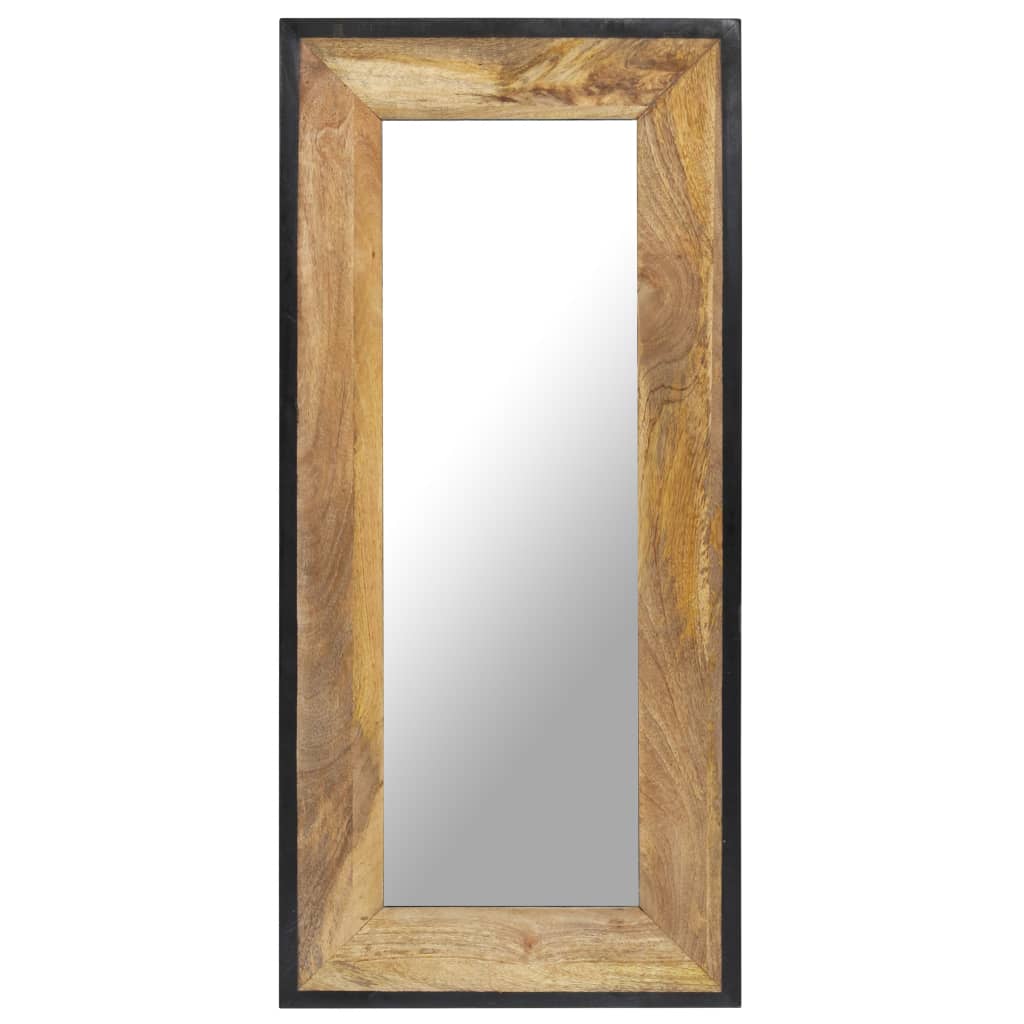 E-shop vidaXL Zrkadlo 110x50 cm masívne mangovníkové drevo