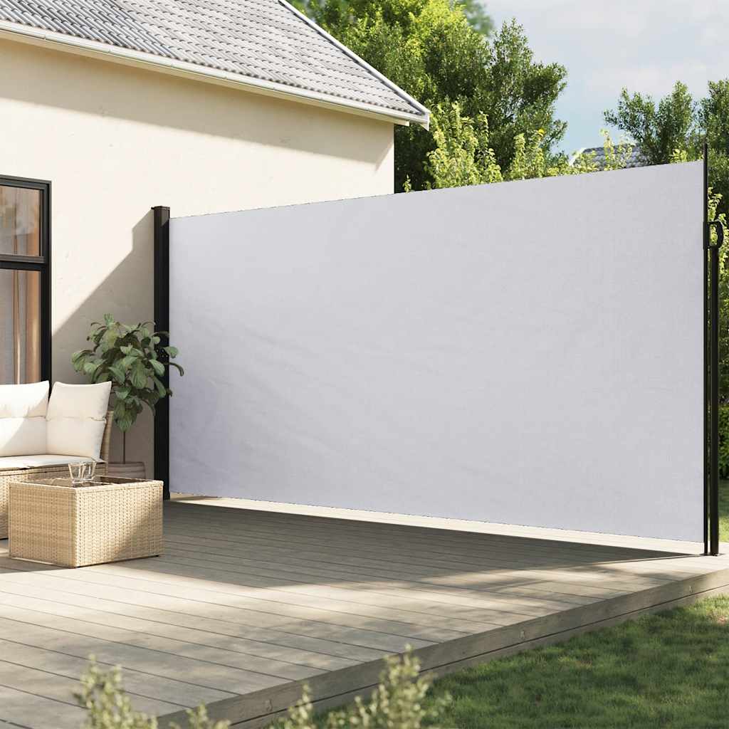 E-shop vidaXL Zaťahovacia bočná markíza, biela 220x300 cm