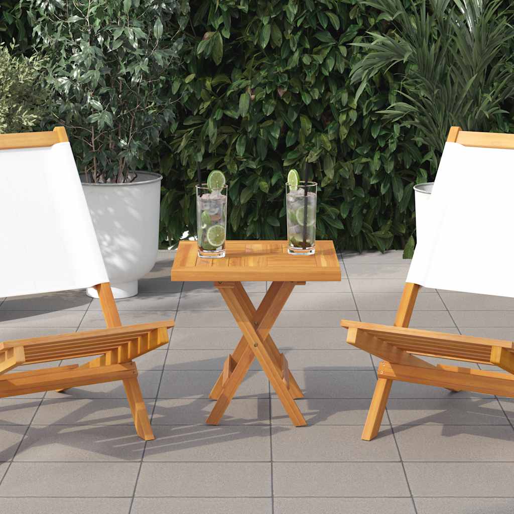 E-shop vidaXL Štvorcová stolová doska 50x50x2,5 cm teakový masív