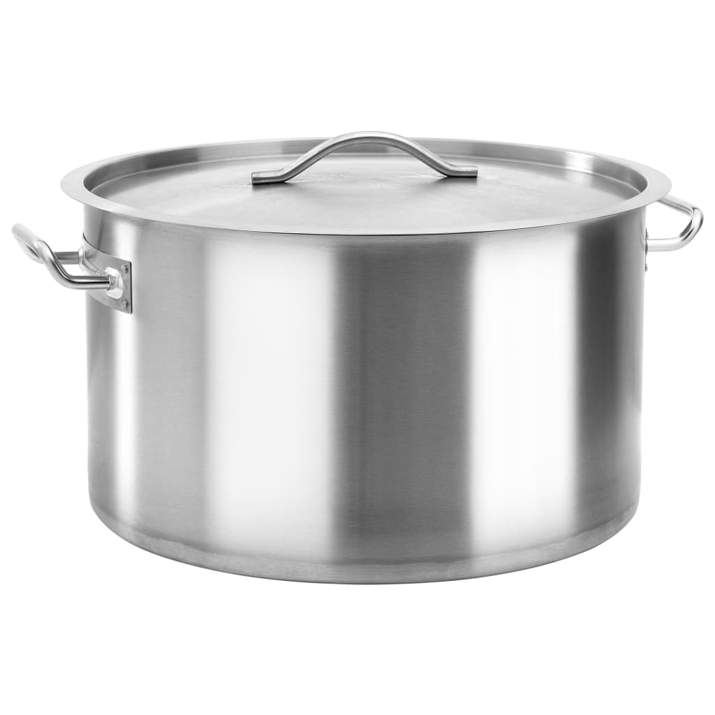E-shop vidaXL Veľkoobjemný hrniec 58 l 50x30 cm nehrdzavejúca oceľ