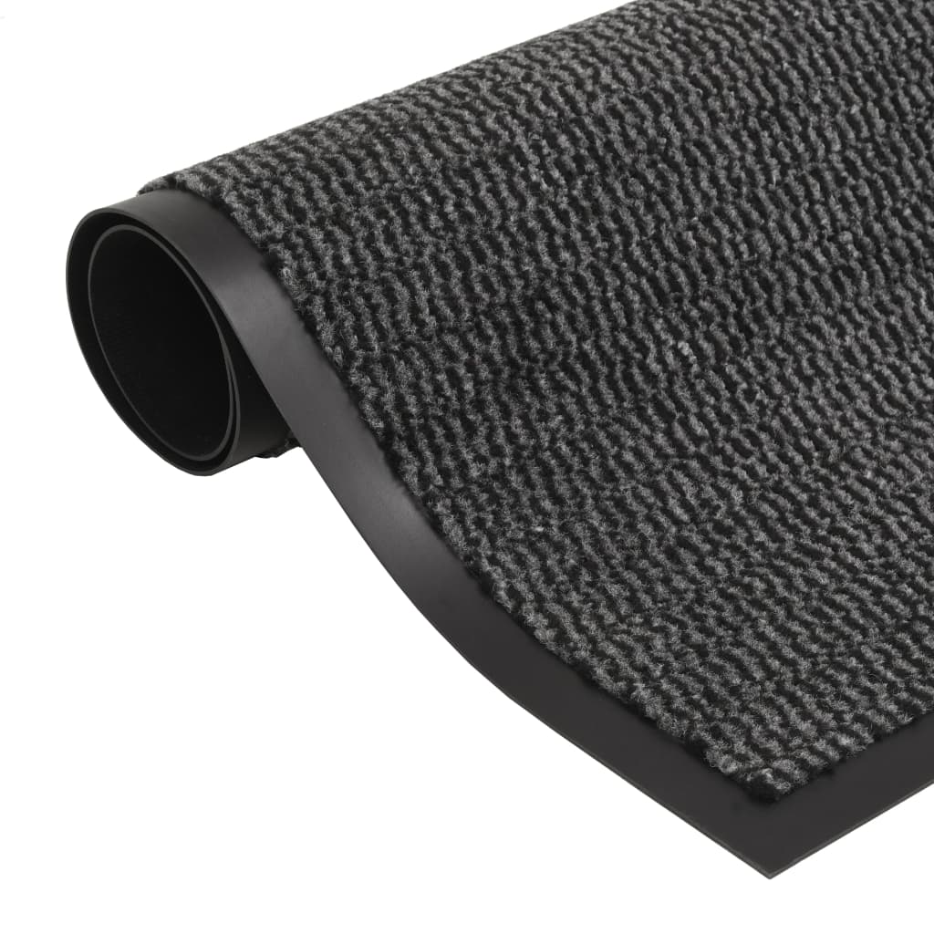 E-shop vidaXL Rohožka pred dvere, obdĺžniková, všívaná, 120x180 cm, antracitová