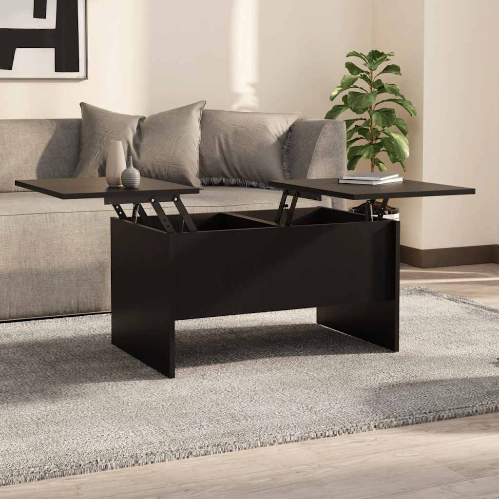 E-shop vidaXL Konferenčný stolík čierny 80x50,5x42,5 cm spracované drevo