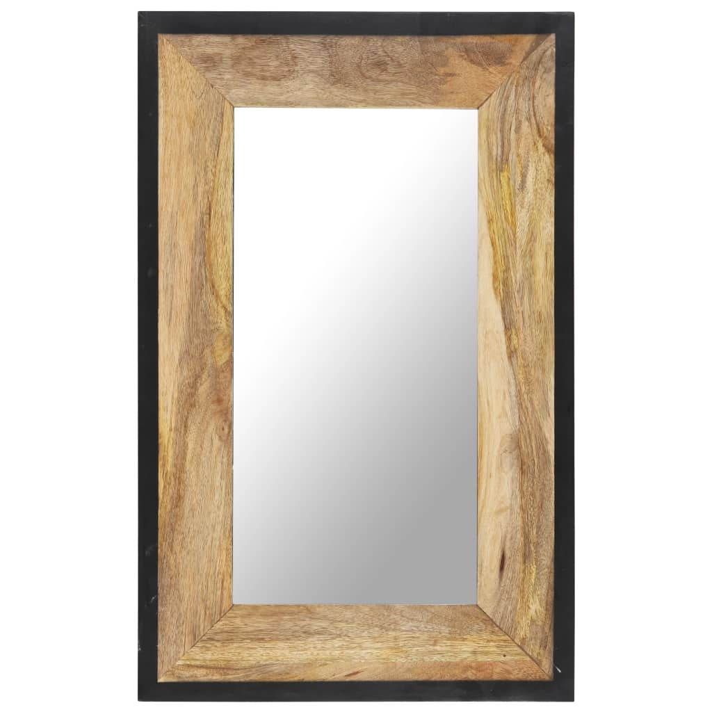 E-shop vidaXL Zrkadlo 80x50 cm masívne mangovníkové drevo