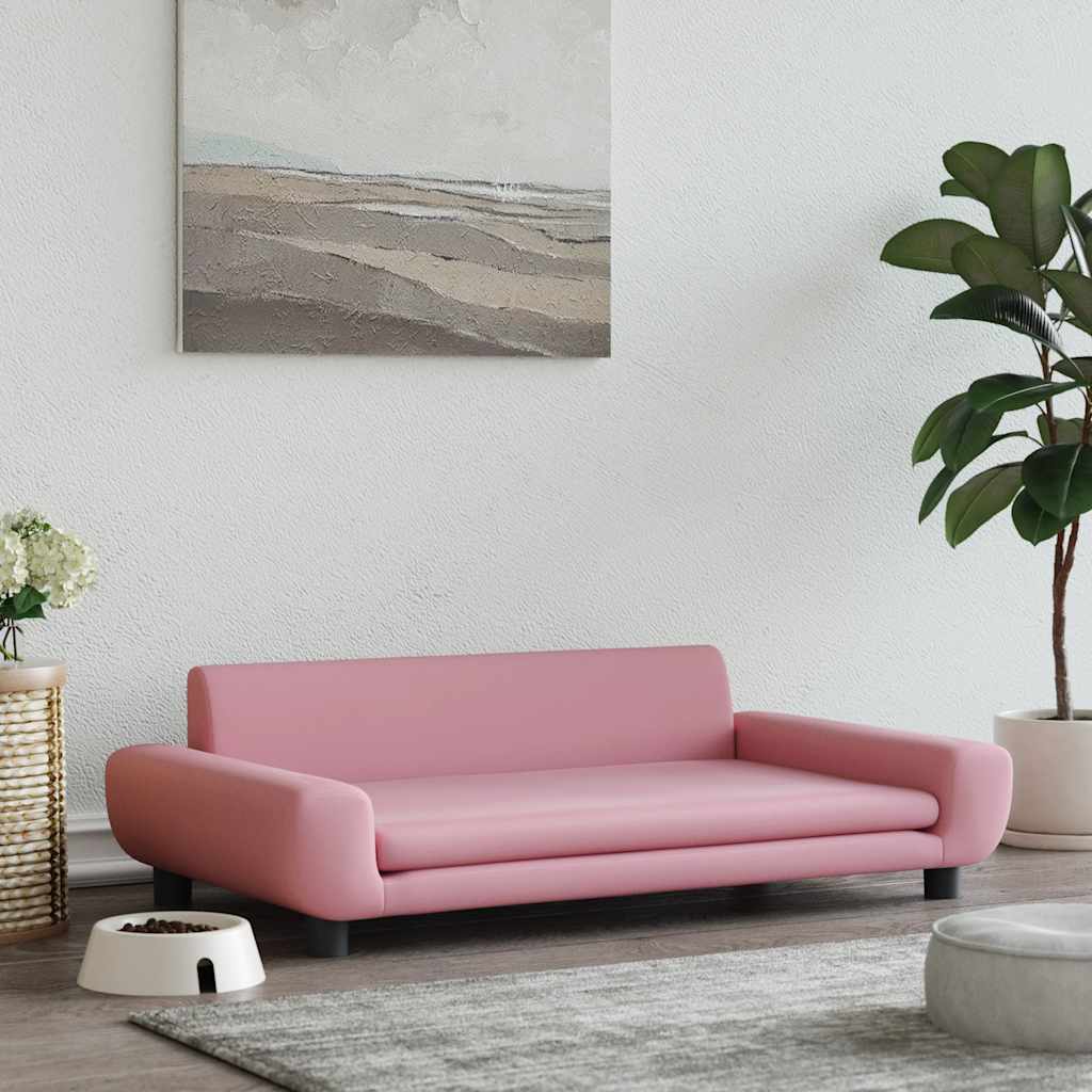 E-shop vidaXL Pelech pre psa ružový 100x54x33 cm zamat