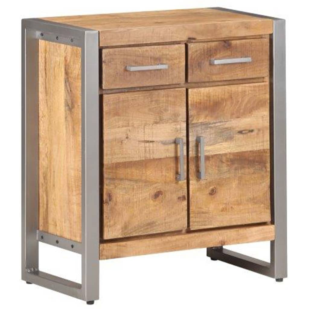 E-shop vidaXL Komoda 60x35x72 cm surové mangovníkové drevo