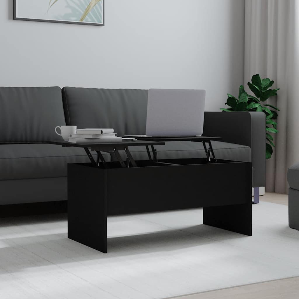 E-shop vidaXL Konferenčný stolík čierny 102x50,5x46,5 cm spracované drevo