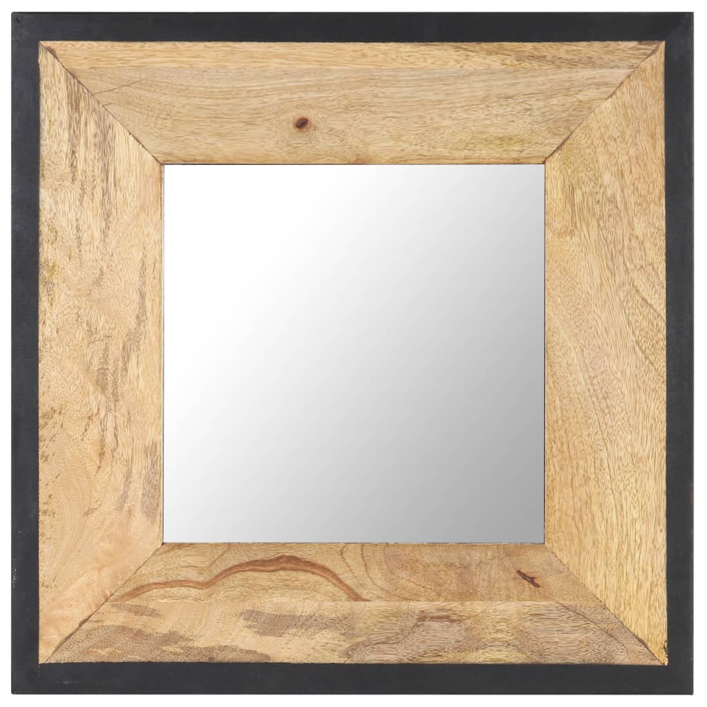 E-shop vidaXL Zrkadlo 50x50 cm masívne mangovníkové drevo