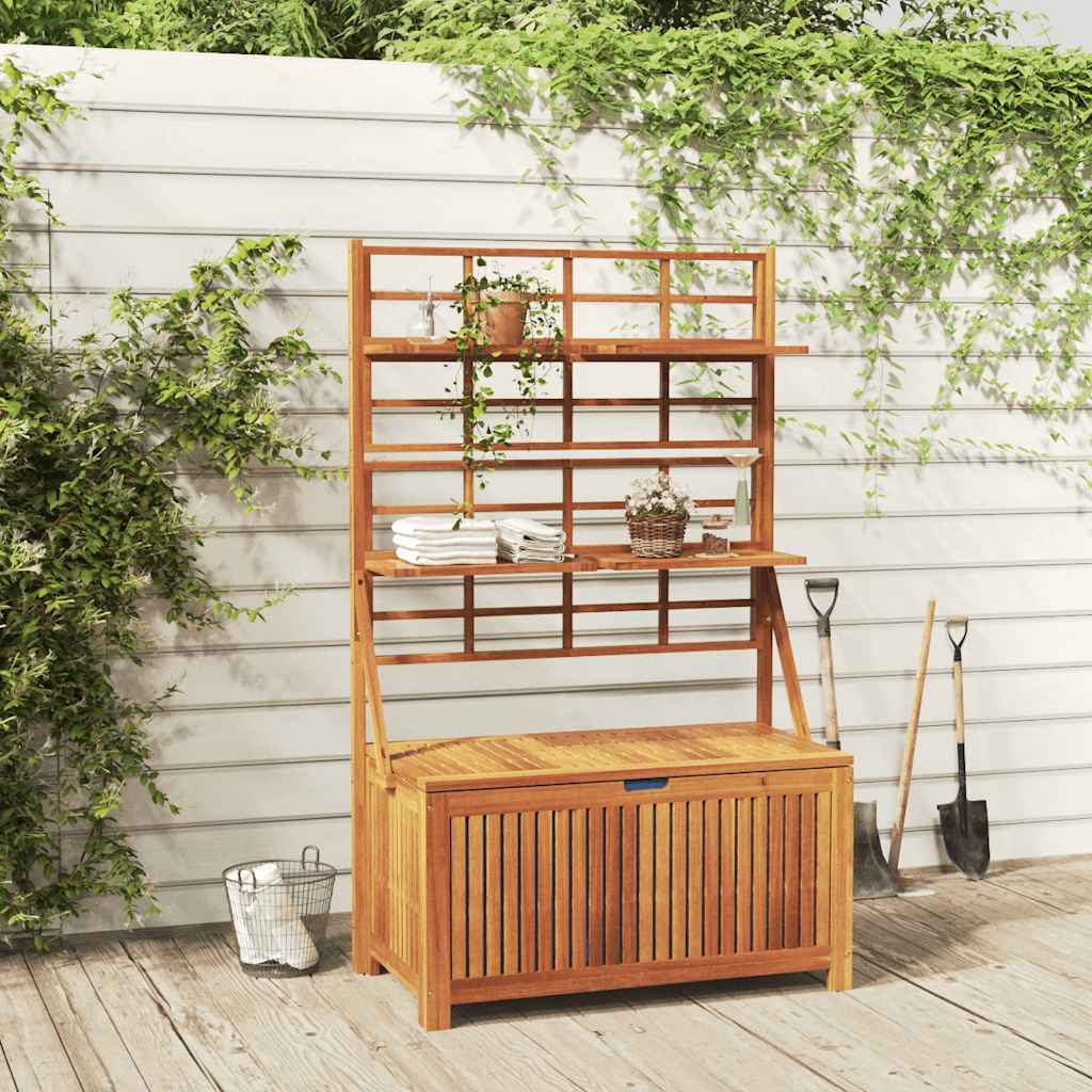 E-shop vidaXL Úložný box s mriežkou 99x55x160 cm akáciový masív