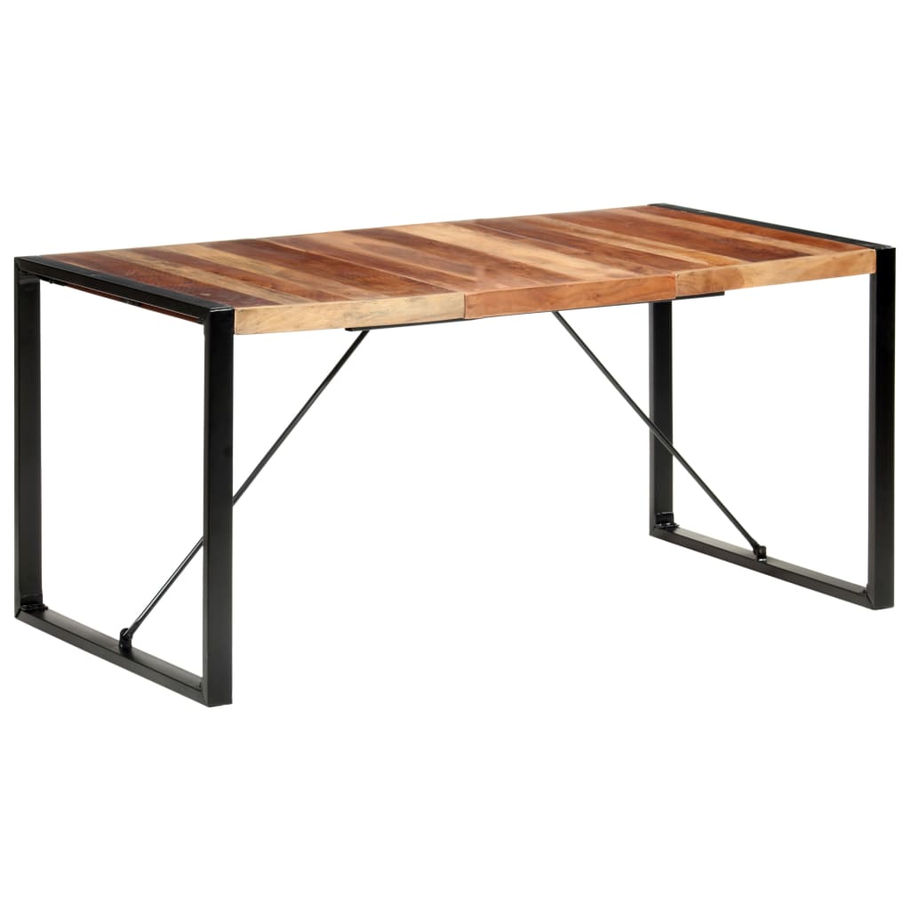 E-shop vidaXL Jedálenský stôl 160x80x75 cm, drevený masív