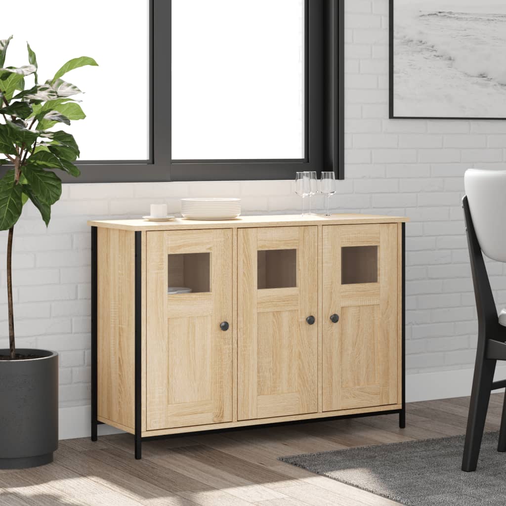 E-shop vidaXL Komoda dub sonoma 100x35x70 cm kompozitné drevo