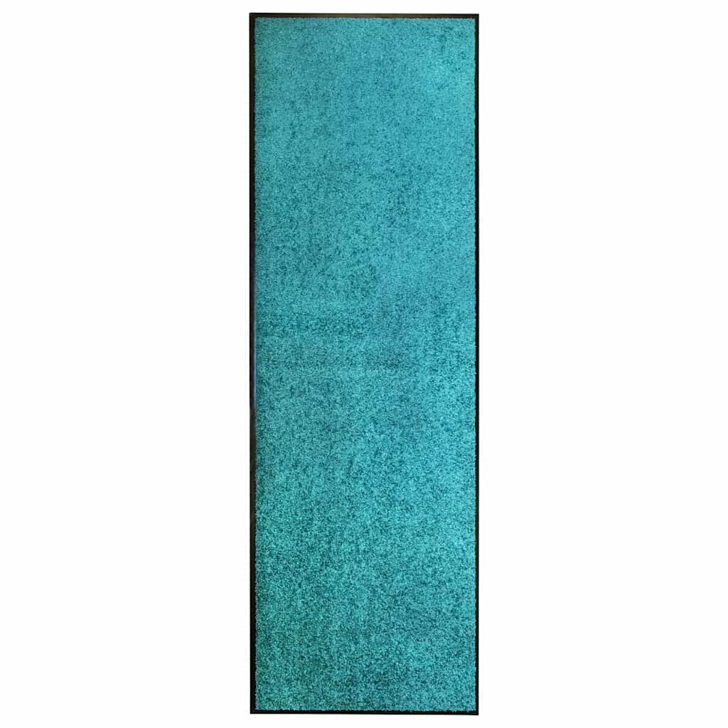 E-shop vidaXL Rohožka, prateľná, azúrová 60x180 cm