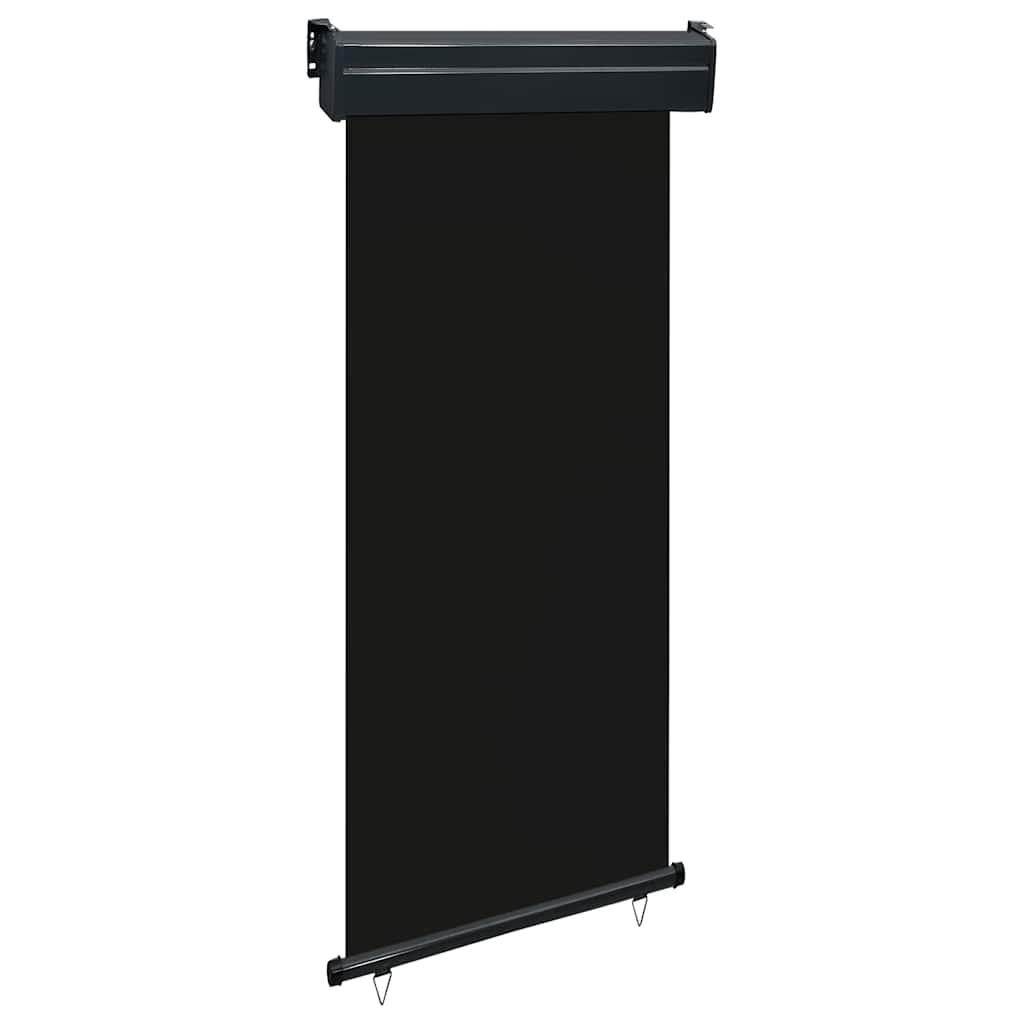 E-shop vidaXL Bočná markíza na balkón 80x250 cm, čierna