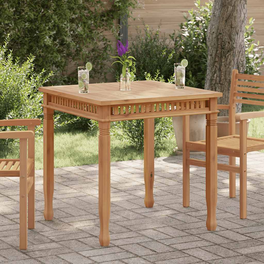 E-shop vidaXL Záhradný jedálenský stôl 80x80x80 cm tíkový masív
