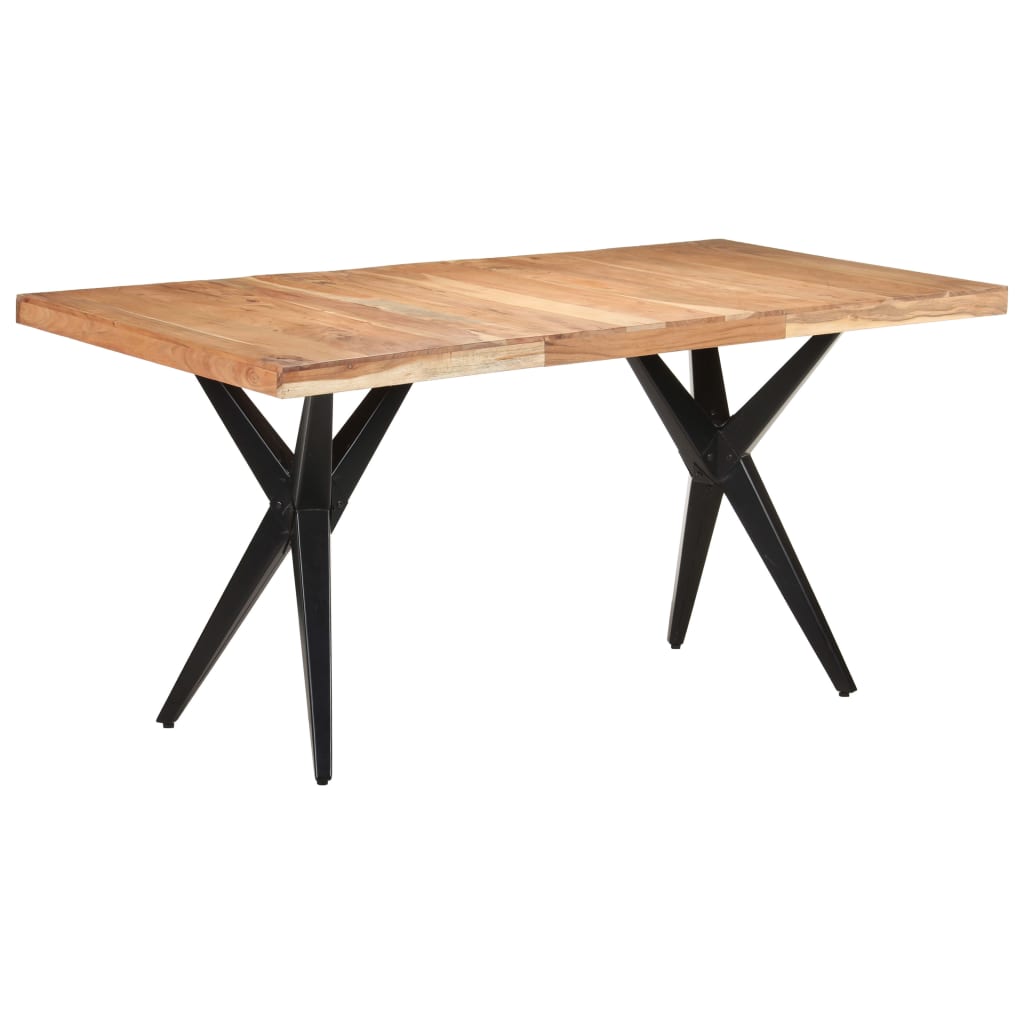 E-shop vidaXL Jedálenský stôl 160x80x76 cm masívne akáciové drevo