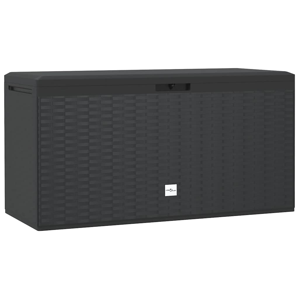 E-shop vidaXL Záhradný úložný box antracitový 114x47x60 cm