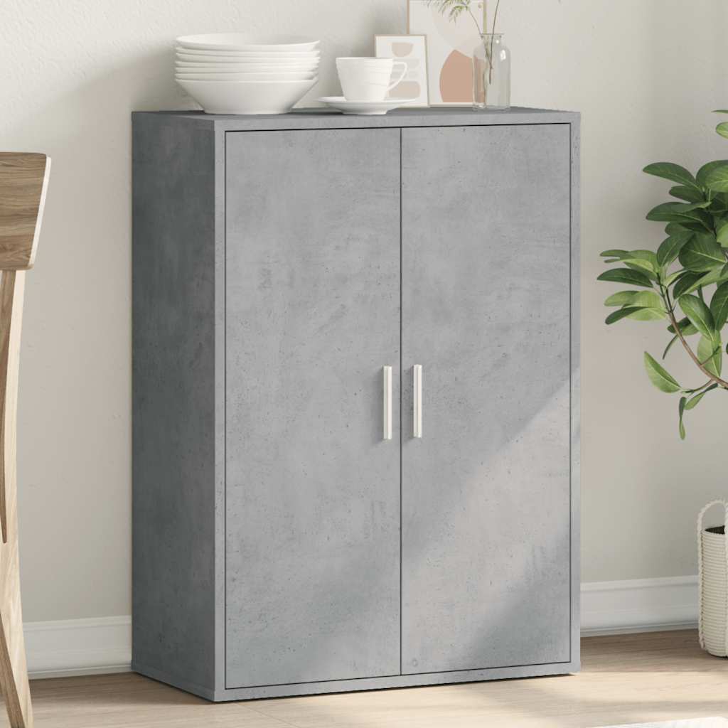 E-shop vidaXL Komoda, betónovo sivá 60x31x84 cm, kompozitné drevo
