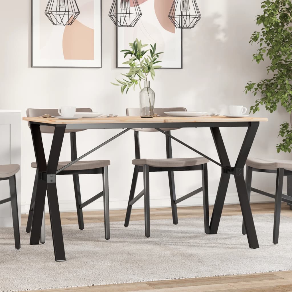 E-shop vidaXL Nohy jedálenského stola Y-rám 120x60x73 cm oceľ