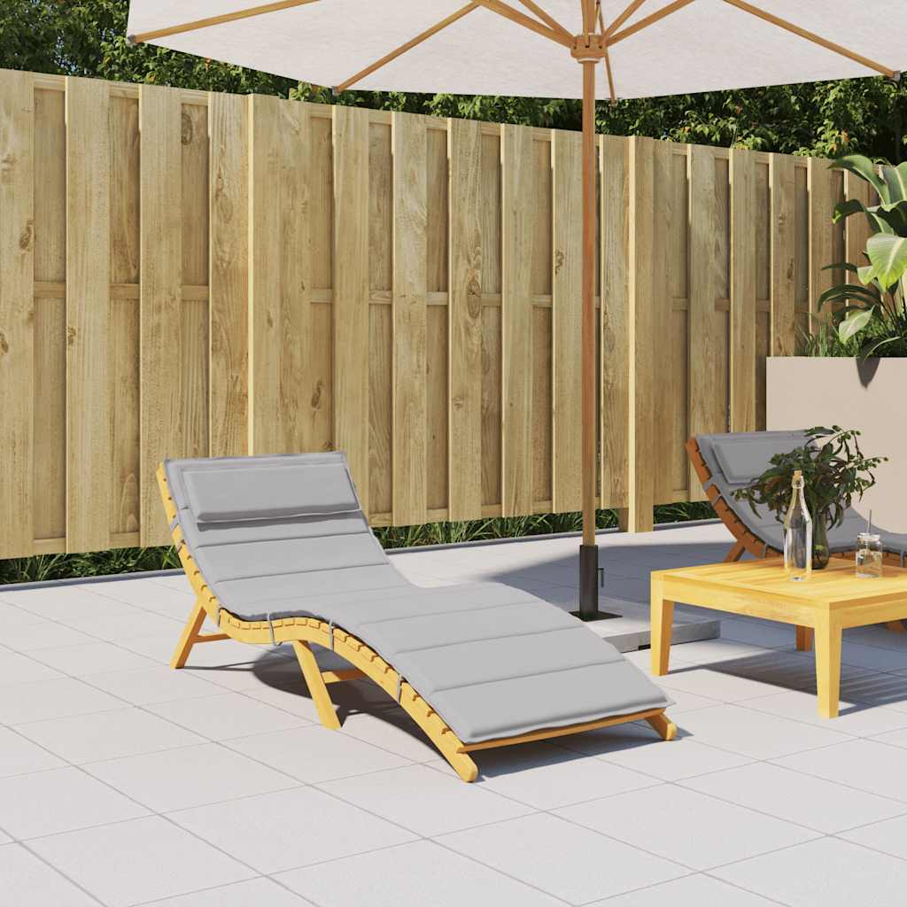 E-shop vidaXL Podložka na ležadlo sivá 180x60x4 cm oxfordská látka