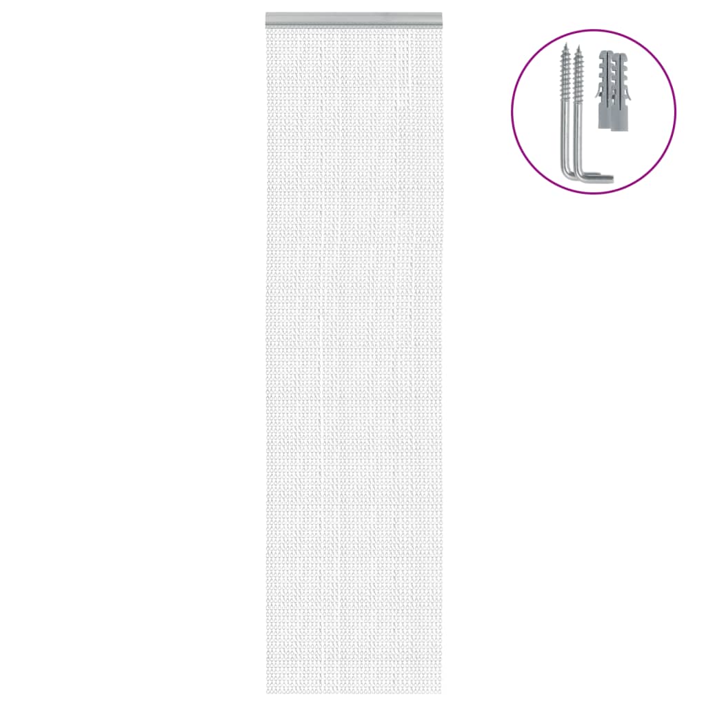 E-shop vidaXL Záves na dvere 56x202 cm hliník