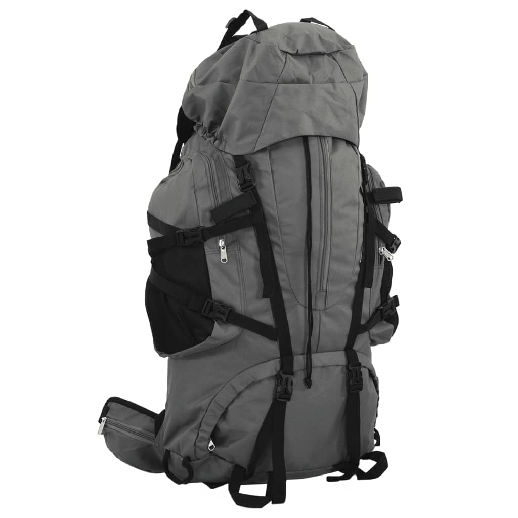 E-shop vidaXL Turistický batoh sivý 80 l oxfordská látka