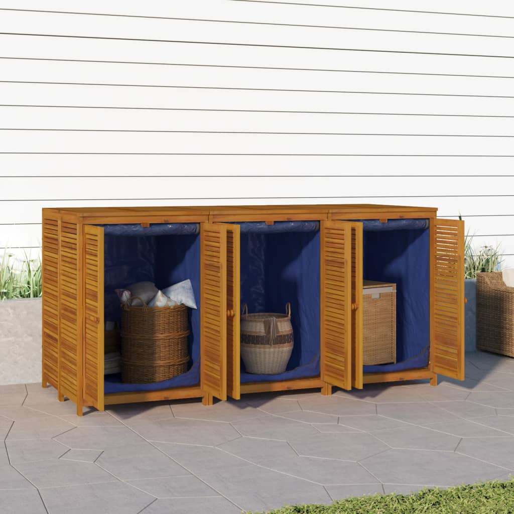 E-shop vidaXL Záhradný úložný box 210x87x104 cm masívne akáciové drevo