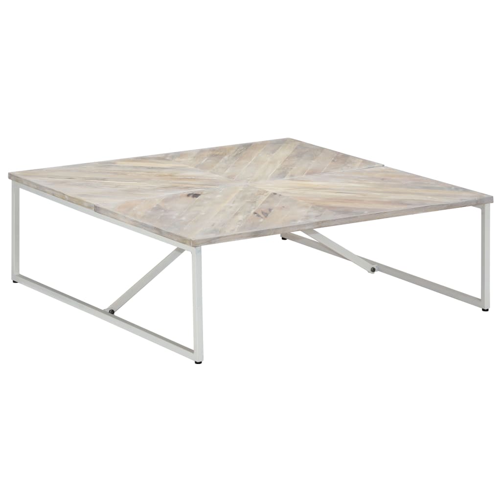 E-shop vidaXL Konferenčný stolík 110x110x36 cm masívne mangovníkové drevo