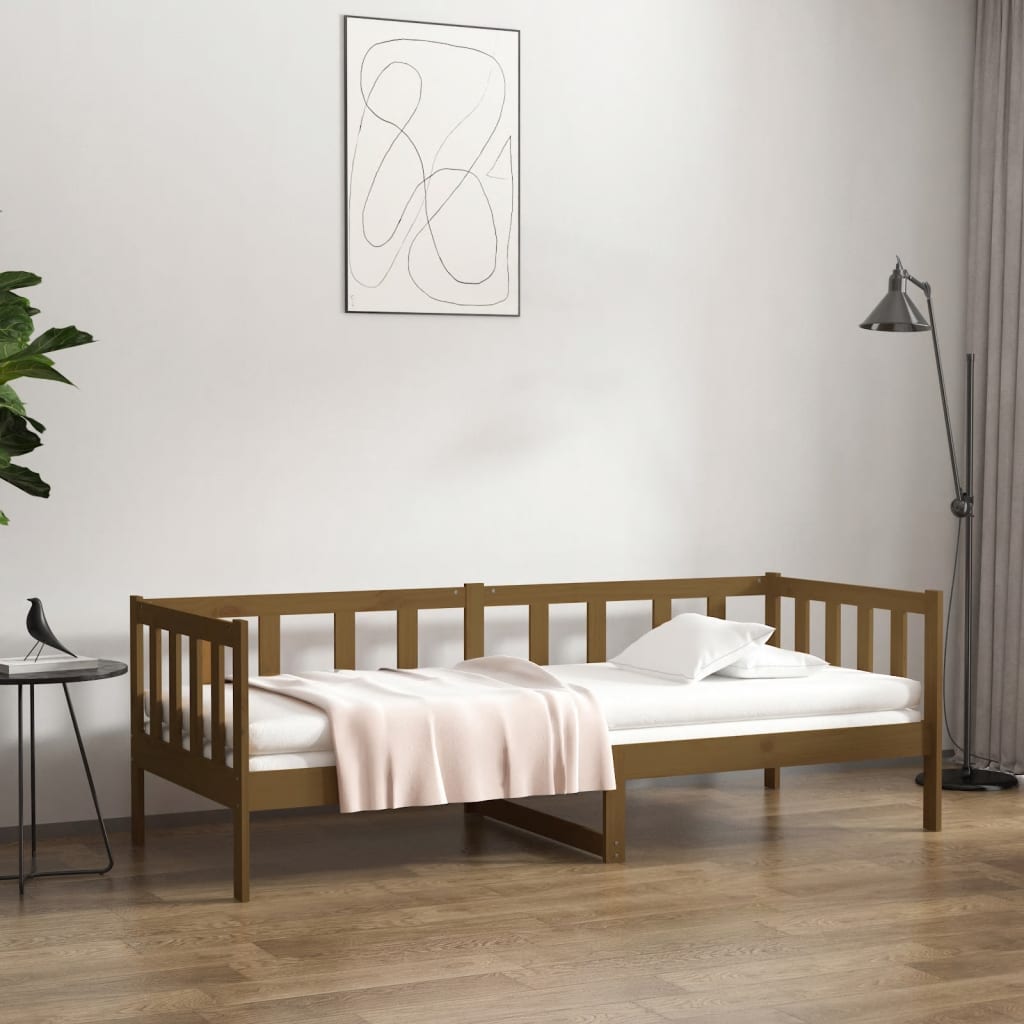E-shop vidaXL Denná posteľ medovo-hnedá 80x200 cm borovicový masív