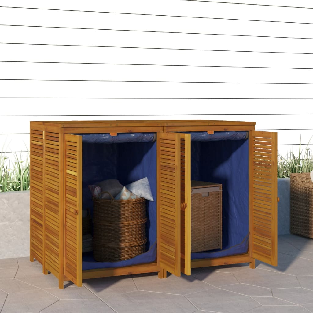 E-shop vidaXL Záhradný úložný box 140x87x104 cm masívne akáciové drevo
