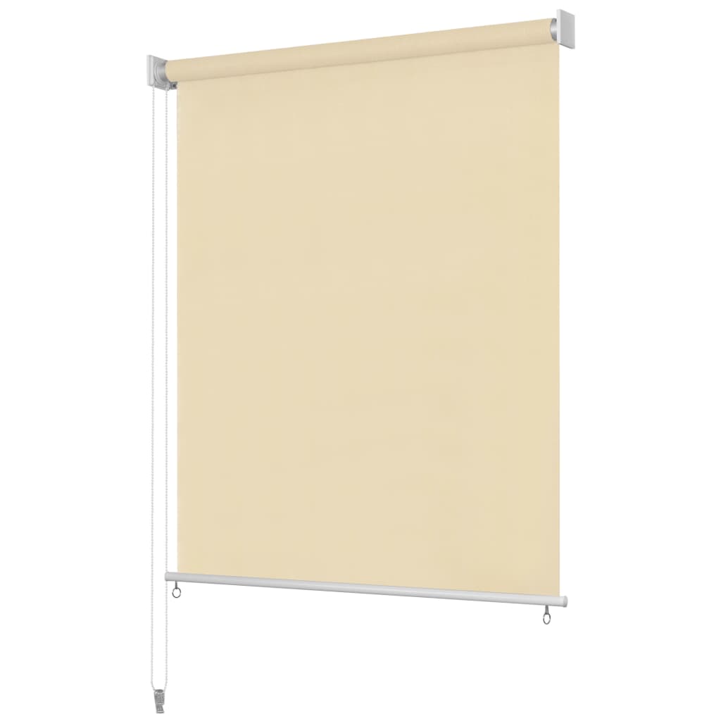 E-shop vidaXL Vonkajšia zatemňovacia roleta, 240x140 cm, krémová