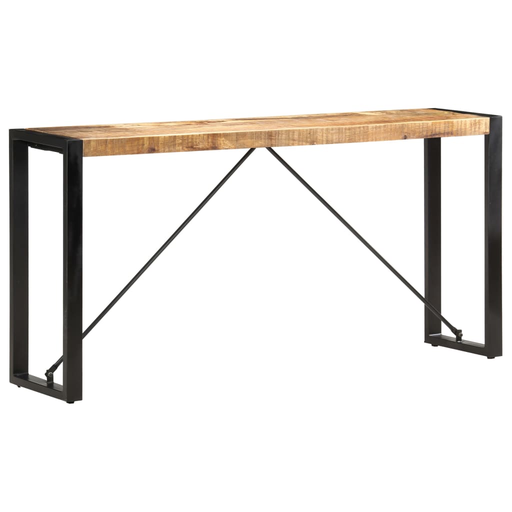 E-shop vidaXL Konzolový stolík 150x35x76 cm mangovníkový masív