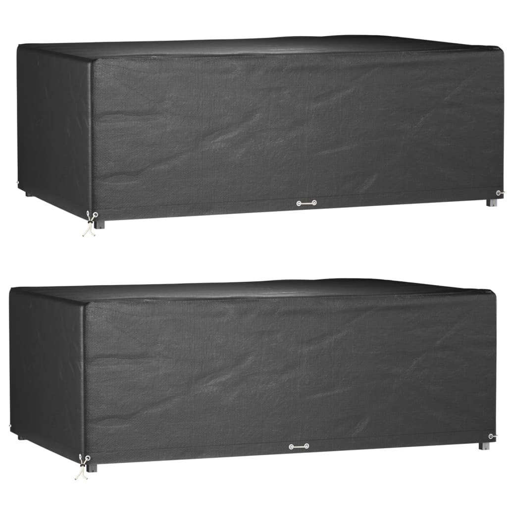 E-shop vidaXL Obaly na záhradný nábytok 2 ks 12 očiek 213x132x75 cm obdĺžnik