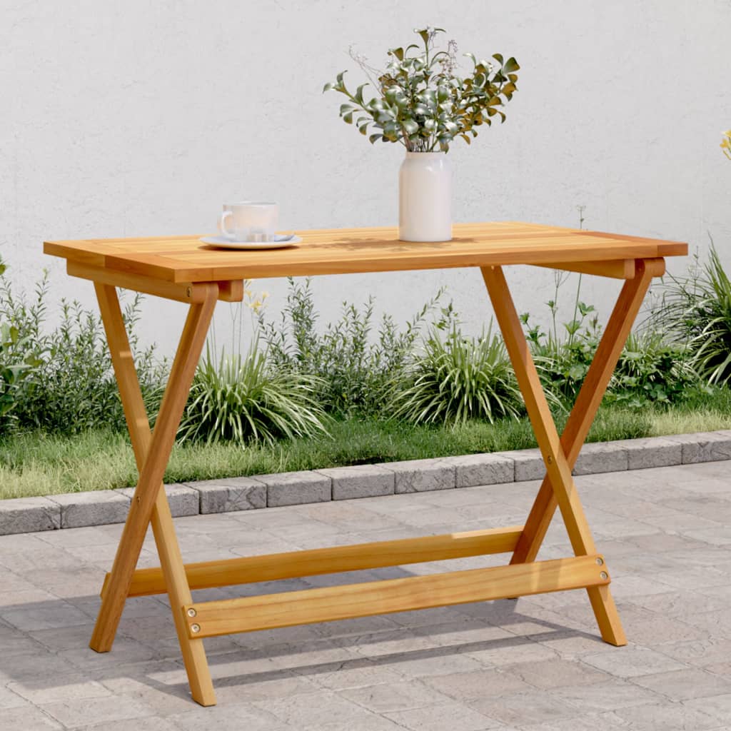 E-shop vidaXL Skladací záhradný stôl 90x52,5x65 cm akáciový masív