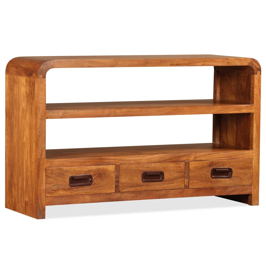 E-shop vidaXL TV skrinka, akáciový masív 90x30x55 cm