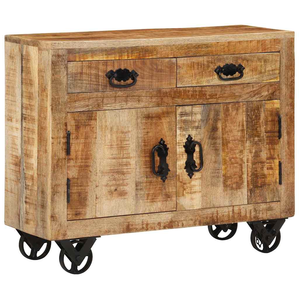 E-shop vidaXL Komoda 80x30x65 cm surový mangovníkový masív