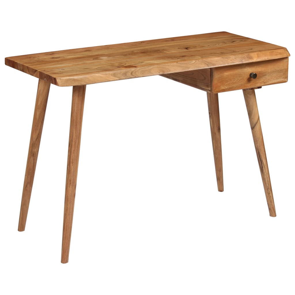 E-shop vidaXL Písací stôl, masívne akáciové drevo 110x50x76 cm