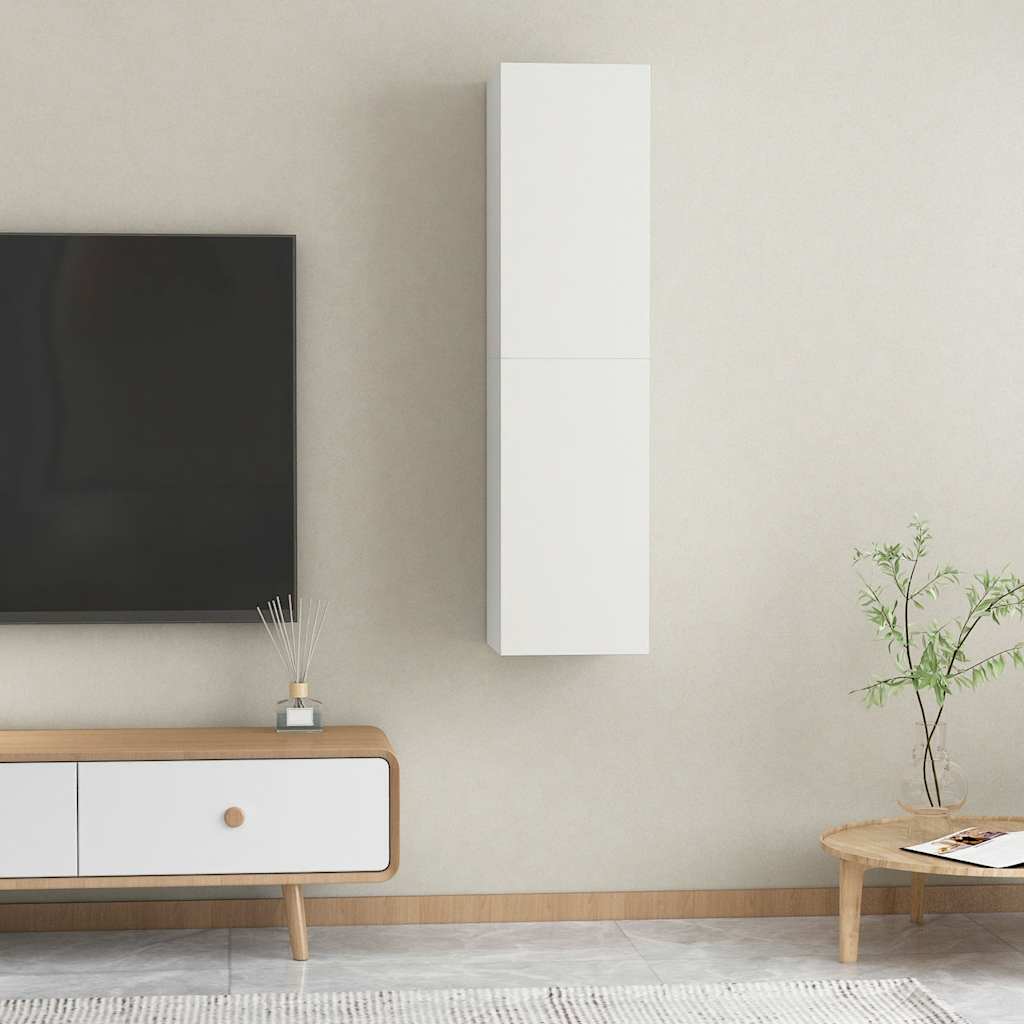 E-shop vidaXL TV skrinky 2 ks, biele 30,5x30x60 cm, kompozitné drevo