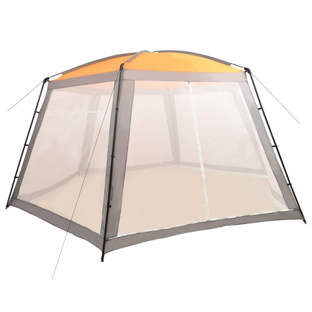 E-shop vidaXL Stan na bazén, látka 660x580x250 cm, sivý