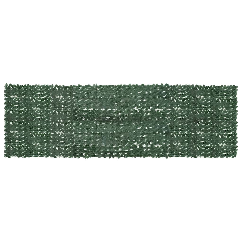 E-shop vidaXL Balkónová markíza s tmavozelenými listami 500x150 cm
