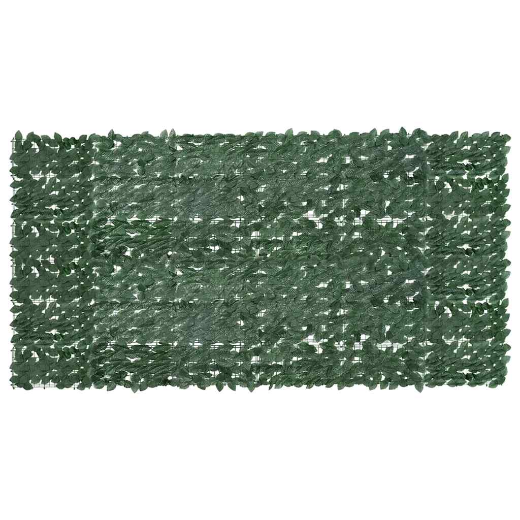 E-shop vidaXL Balkónová markíza s tmavozelenými listami 300x150 cm
