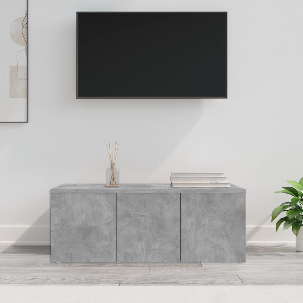 E-shop vidaXL TV skrinka, betónovo sivá 80x34x30 cm, kompozitné drevo