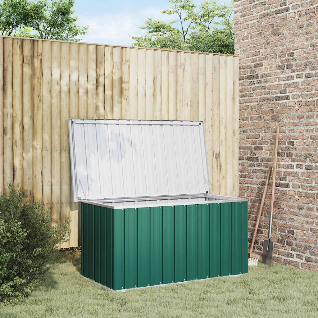 E-shop vidaXL Záhradný úložný box zelený 129x67x65 cm