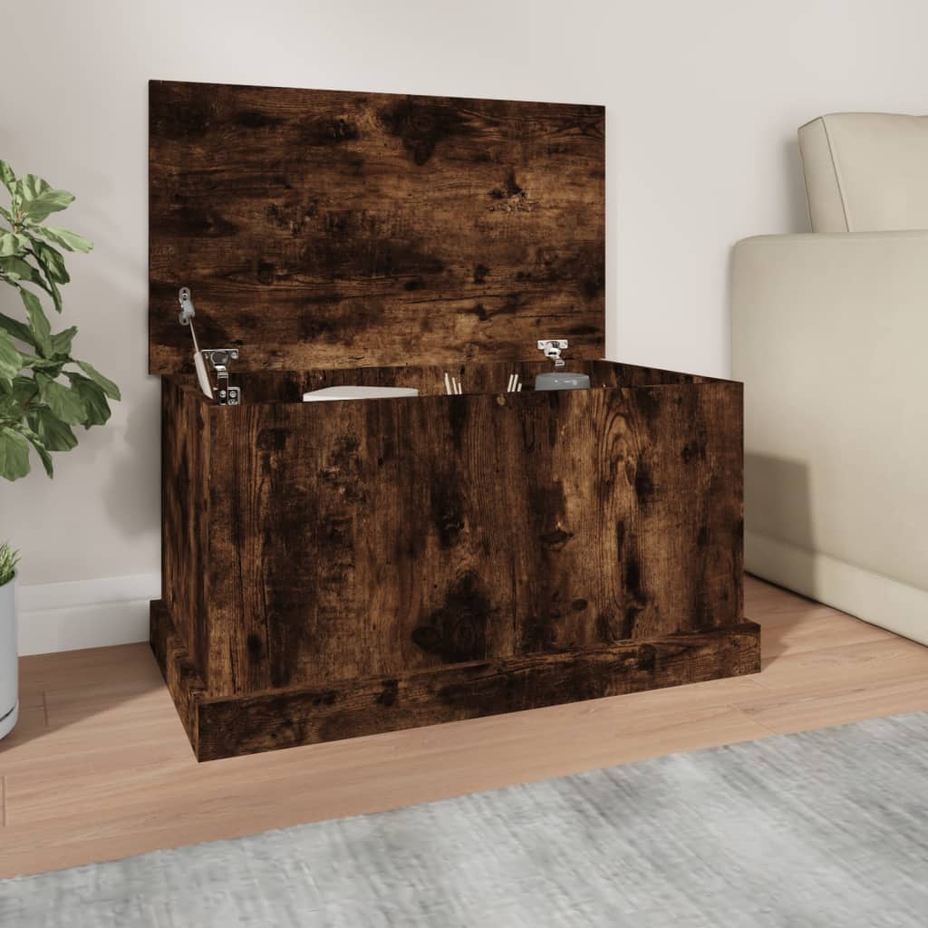 E-shop vidaXL Úložný box dymový dub 70x40x38 cm spracované drevo