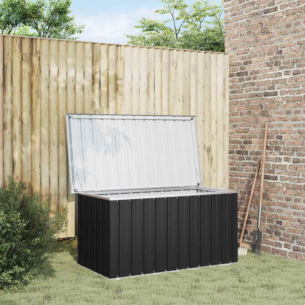 E-shop vidaXL Záhradný úložný box antracitový 129x67x65 cm