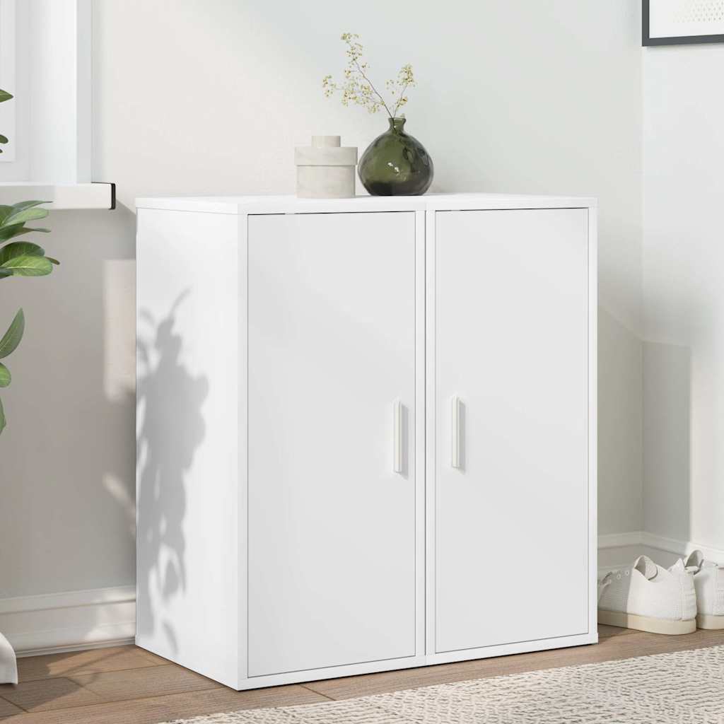E-shop vidaXL Skrinky na topánky 2 ks biele 32x35x70 cm drevotrieska
