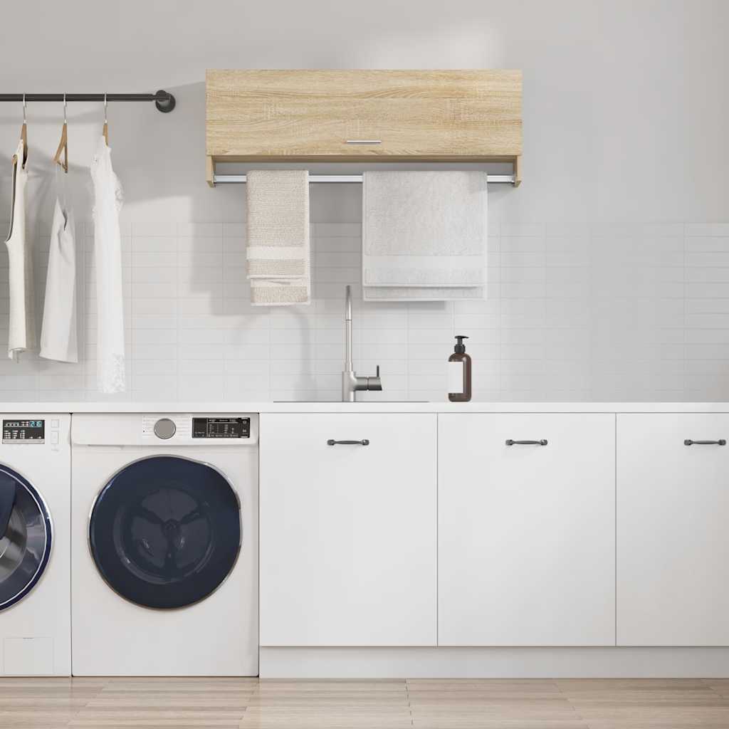 E-shop vidaXL Šatník, dub sonoma 100x32,5x35 cm, kompozitné drevo